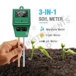 3 Way Soil Meter Soil pH, Moisture & Light
